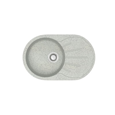 12812 Мойка матовая Модель 110/Q10 (светло-серый) Карельский камень
